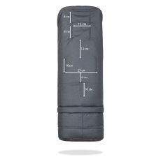 Дитячий конверт на овчині доречі United Сірий, (-20°С)